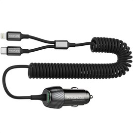 Зображення  Зарядний пристрій Promate PowerDrive-33PDCi Black