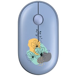 Зображення  Миша 2E MF300 Flora Mallow Silent WL BT Blue