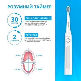 Зображення 5 Зубна щітка Pecham Travel PC-081 White