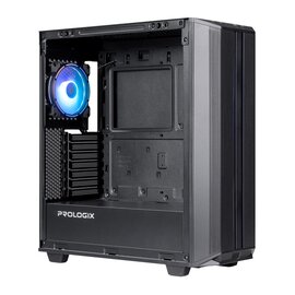 Изображение 2 Корпус Prologix E122 Tempered Glass&Mesh Black