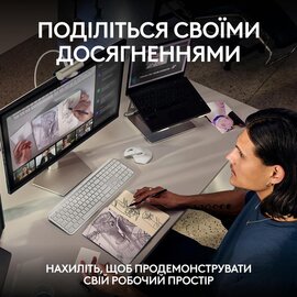 Изображение 6 Web камера Logitech MX Brio Pale Grey - 960-001554