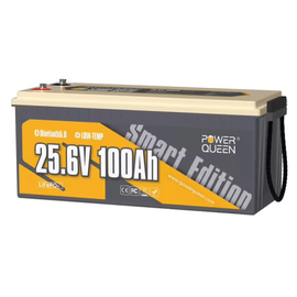 Зображення  Lifepo4 акумулятор Power Queen 24V100Ah-BT LiFePO4, 25.6V 100Ah
