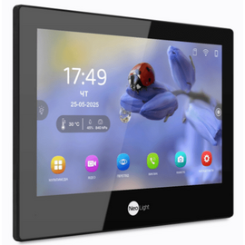 Изображение 2 IP домофон Neolight Mezzo Hybrid Black сенсорные кнопки, Цвет корпуса: черный