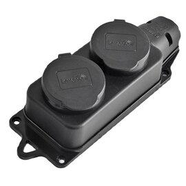 Зображення 2 Розетка Lemanso LMA061 із заземленням, Кількість портів: 2-портові