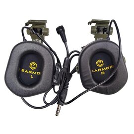 Изображение 2 Тактические наушники Earmor M32X MARK3 ARC (FG) Olive, Цвет: олива