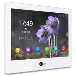 Зображення 3 Комплект домофону відео (кольоровий) Neolight Mezzo Hybrid HD KIT Silver, Колір (домофон + панель): білий + срібний