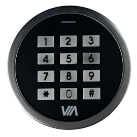 Изображение  Контроллер со считывателем Via Security VSA-21KM/E бесконтакт + клавиатура