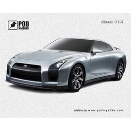Зображення  Килимок для мишки PODMYSHKU Nissan GT-R
