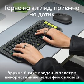 Изображение 4 Клавиатура Logitech Pop Icon Keys Graphite &mdash; 920-013157