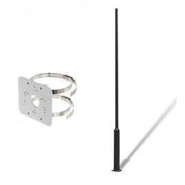 Зображення  Стійка Lightwell pillar black + Dahua PFA152-E