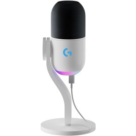 Изображение  Микрофон Logitech Yeti GX Dynamic RGB Gaming Mic with Lightsync Off White &mdash; 988-000576