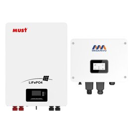 Изображение  Инвертор гибридный 5 кВт Megarevo 05KL1D + Must LP16-48200