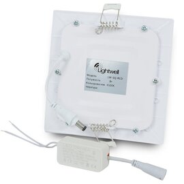 Зображення 3 Світлодіодний світильник Lightwell LW-SQ-RCD-9, 3шт. офісний