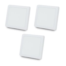 Зображення  LED світильник Lightwell LW-SQ-SRF-18, 3шт. для приміщень