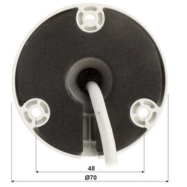 Зображення 5 Відеокамера Dahua DH-IPC-HFW2249S-S-IL (3.6 мм) циліндрична, Фокусна відстань (мм): 3.6 мм