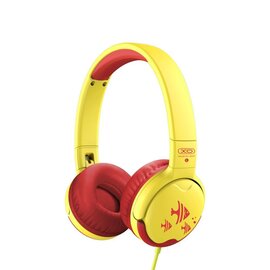Изображение  Наушники XO EP47 Red-Yellow &mdash; XO-EP47RD без микрофона