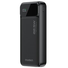Изображение  Батарея мобильная Choetech B729 20000mAh 22.5W QC3.0 PD3.0 Black, Емкость батареи: 20000 мА/ч