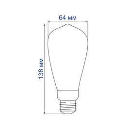Зображення 2 LED лампочка Feron LB-379 2Вт E27 2700К на