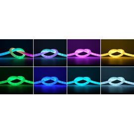 Зображення 5 LED Светодиодный неон Prolum 3535-120 5V, RGB Full Color на