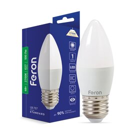 Изображение  LED лампа Feron LB-737 6Вт E27 2700K на