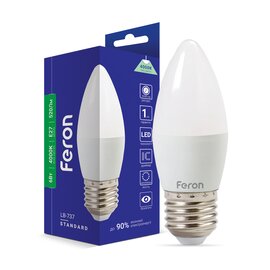 Изображение  Светодиодная LED лампа Feron LB-737 6Вт E27 4000K