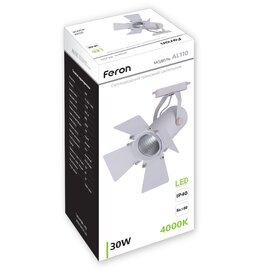 Зображення 2 LED світильник Feron AL110 30W 4000К IP40 White алюміній