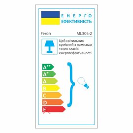 Зображення 2 Світлодіодний LED світильник Feron ML305-2 GU10 IP20 Black