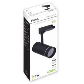 Зображення 3 LED світильник Feron AL106 10W 4000К IP40 Black алюміній