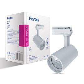 Зображення  LED світильник Feron AL100 20W 4000К IP40 White алюміній