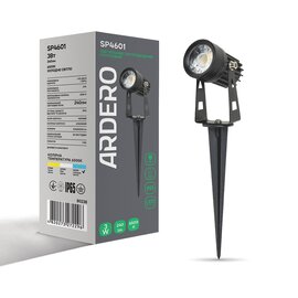 Зображення  Світлодіодний світильник Ardero SP4601 3Вт 6500К IP65 Black