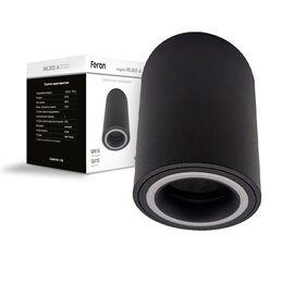 Зображення  Світлодіодний LED світильник Feron МL302-А GU10 IP20 Black