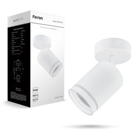 Зображення  Світлодіодний LED світильник Feron ML318 GU10 IP20 White