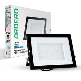 Зображення  LED прожектор Ardero LL-1150ARD 150Вт 6500K IP65 Black на 150 Вт
