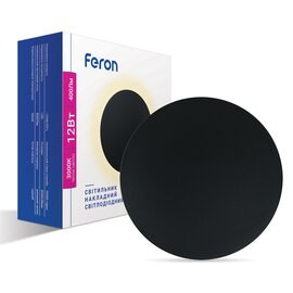 Зображення  Світлодіодний світильник Feron AL8110 Black