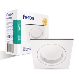 Зображення  LED світильник Feron DL6300 G5.3 White