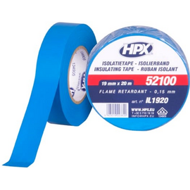 Изображение  Изолента HPX IL1920 HPX52100 0,15мм.х19мм. 20м, blue, Цвет: синий