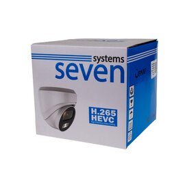 Изображение 6 5 MP видеокамера Seven IP-7215PA-DL white (2.8 мм), Цвет корпуса: белый
