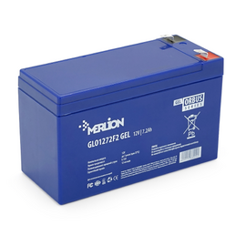 Зображення  Гелевий акумулятор Merlion GLO1272F2, 12V 7.2Ah, Ємність (Аг): 7.2 А·год