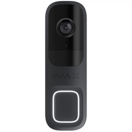 Зображення  Дверний дзвінок Ajax Doorbell Graphite безпровідний, Колір корпусу: графіт