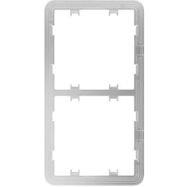Зображення  Рамка для вимикачів Ajax Frame 2 seats vertical двійна, Тип рамки: двійна