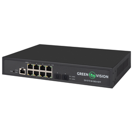 Изображение  Коммутатор GreenVision GV-019-M-08G+SFP