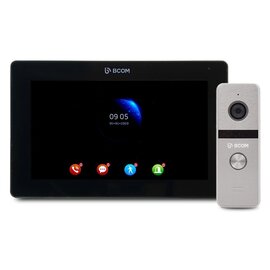 Изображение  Комплект видеодомофона Bcom BD-770FHD/T Black + BT-400FHD Silver