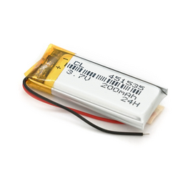 Изображение  Аккумулятор Voltronic 4,5*15*35mm (Li-ion 3.7В 200мАч)