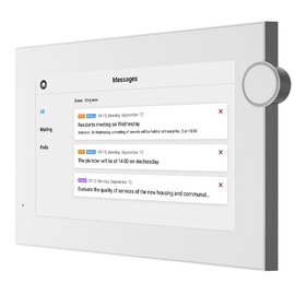 Изображение 3 Цифровой видеодомофон Bas-IP AZ-07LF White, Цвет корпуса: белый