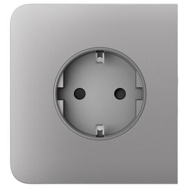 Изображение  Панель для розетки Ajax SideCover (basic) Fog, Цвет: дымный