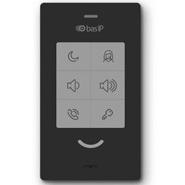 Изображение  Аудиодомофон Bas-IP SP-03F Black черный цвет, Цвет корпуса: черный