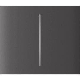 Изображение  Smart кнопка Ajax CenterButton 2-gang vertical Grey, Цвет: серый