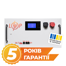 Изображение 2 Lifepo4 аккумулятор LogicPower LiFePO4 51,2V, 280 Ah (14336Wh) (BMS SP 200A/100А) RM RS485/CAN LCD WH (38155), Емкость (Ач): 280 Ач