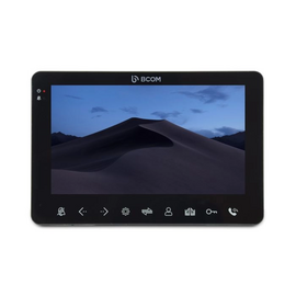 Изображение 2 Комплект видеодомофона Bcom BD-780 Black Kit, Цвет (домофон + панель): черный + черный