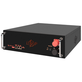 Зображення 3 Lifepo4 акумулятор LogicPower LiFePO4 51,2V, 100 Ah (5120Wh) (BMS SP 100A/50А) RM RS485/CAN LCD BL (38135), Ємність (Аг): 100 А&middot;год